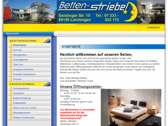 betten-striebel.de website preview