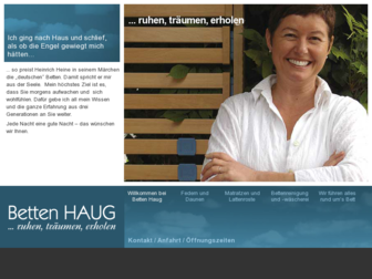 haug-betten.de website preview