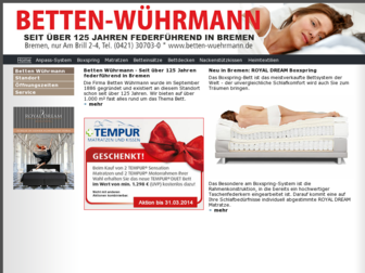 betten-wuehrmann.de website preview