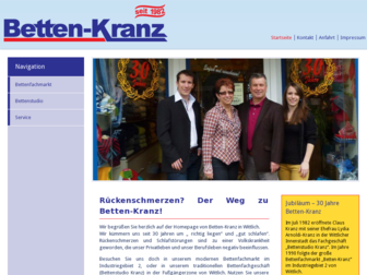 betten-kranz.de website preview