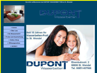 dupont-wasserbetten.de website preview