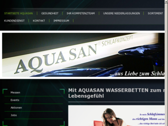 aquasan.de website preview