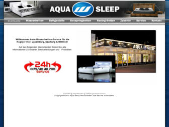 aqua-sleep.de website preview