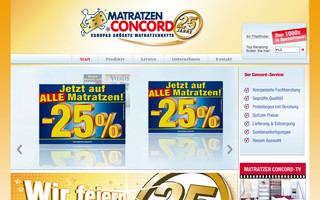 matratzen-concord.ch website preview