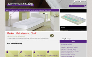 matratzenkaufen.org website preview