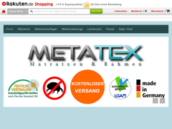 meta-tex.rakuten-shop.de website preview