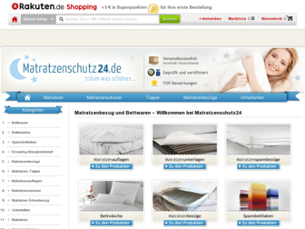 matratzenschutz24.de website preview