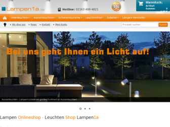 lampen1a.de website preview
