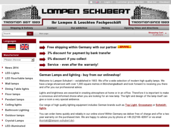 lampen-schubert.de website preview