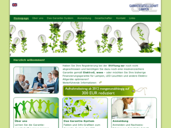 garantiegesellschaft-lampen.de website preview