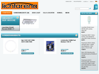 lichtarena.com website preview