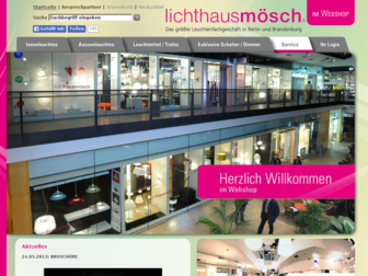 lichthausmoesch.de website preview