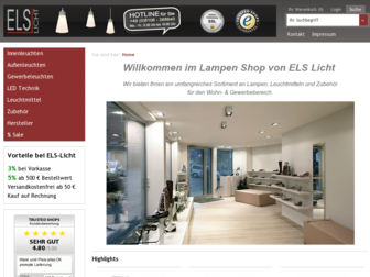 shop.els-licht.de website preview