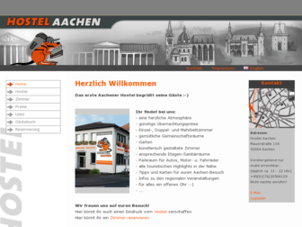 hostel-aachen.de website preview