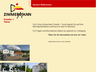 zimmermann-fenster.de website preview