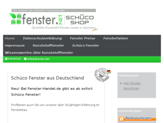 fenster.net website preview