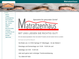 matratzenhaus.de website preview