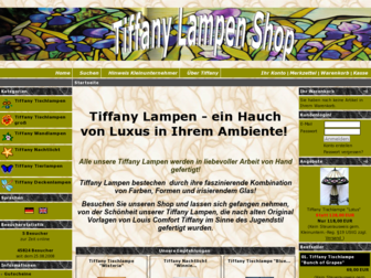 tiffany-lampen-shop.de website preview