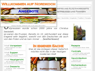 nordkoch.net website preview