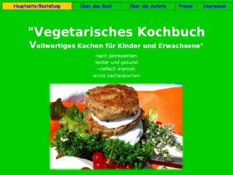 vegetarische-kochrezepte.com website preview