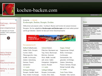 kochen-backen.com website preview