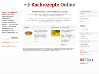 kochrezepte-online.net website preview