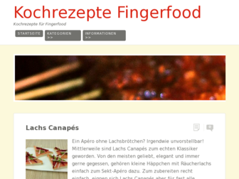 kochrezepte-fingerfood.com website preview