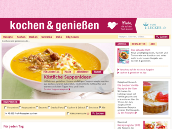 kochen-und-geniessen.lecker.de website preview