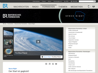 spacenight.de website preview