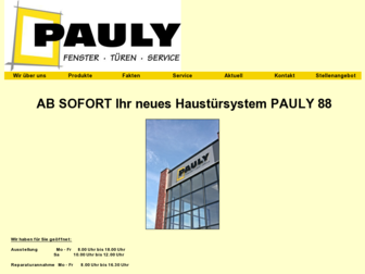pauly-fenster.de website preview