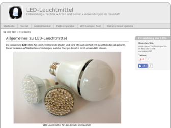 led-leuchtmittel.spacequadrat.de website preview