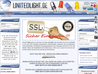 unitedlight.de website preview