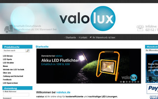 valolux.de website preview