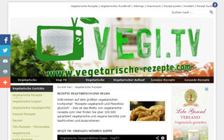vegetarische-rezepte.com website preview