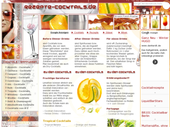 rezepte-cocktails.de website preview