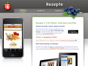 rezepte-app.de website preview