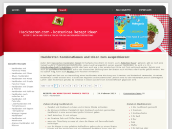 hackbraten.com website preview