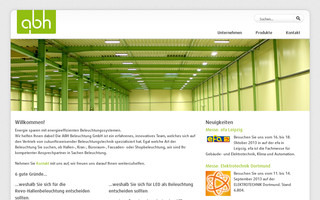 abh-beleuchtung.de website preview