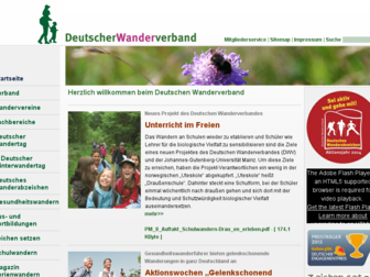 wanderverband.de website preview