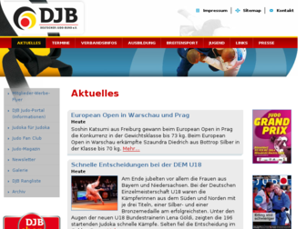 judobund.de website preview