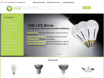 lightingever.de website preview