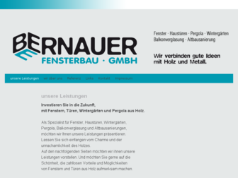 fensterbau-bernauer.de website preview
