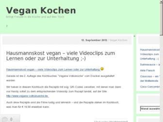 vegan-kochen.de website preview