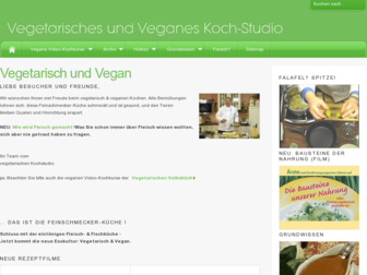 vegetarisches-kochstudio.de website preview