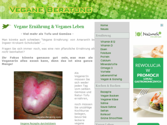 vegane-beratung.com website preview