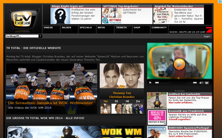 tvtotal.prosieben.de website preview