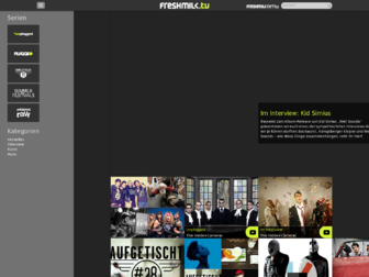freshmilk.tv website preview