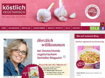 koestlich-vegetarisch.de website preview