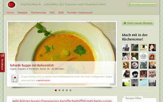 vegikochbuch.de website preview