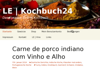 le-kochbuch24.de website preview